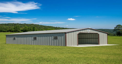 Durable metal storage building providing secure and weatherproof storage in Georgia