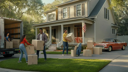 Small upgraded metal shed with insulation, lighting, and landscaped surroundings for enhanced functionality.